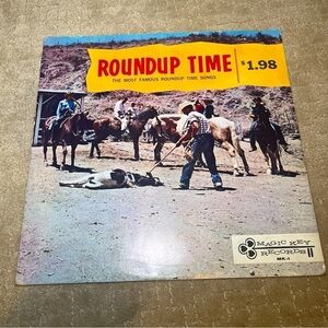 Round up Time, various artist, vintage vinyl record